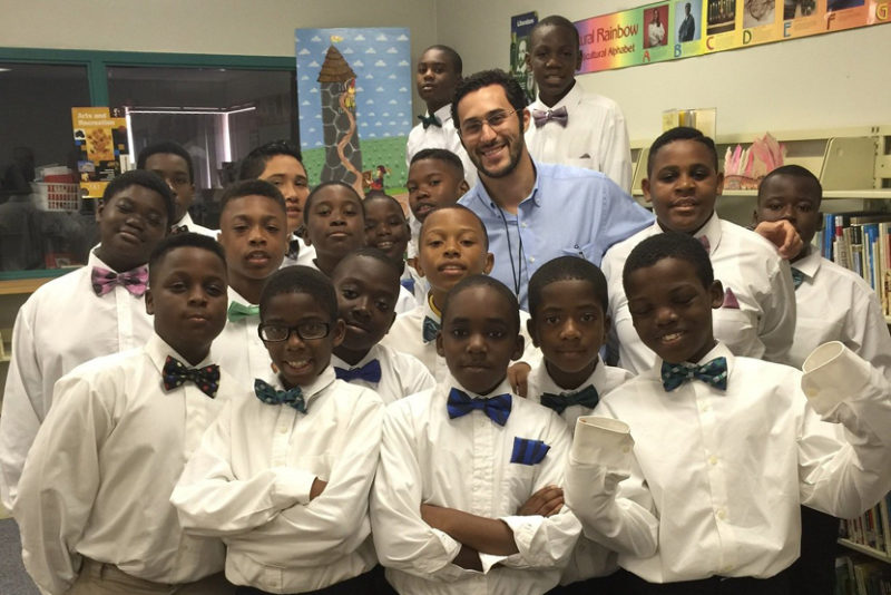 Real Men Read – Schlacter Law Visits Thurgood Marshall Elementary School
